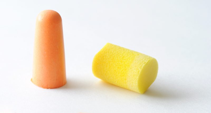 Use earplugs for snoring