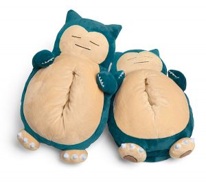 snorlax snoring slippers