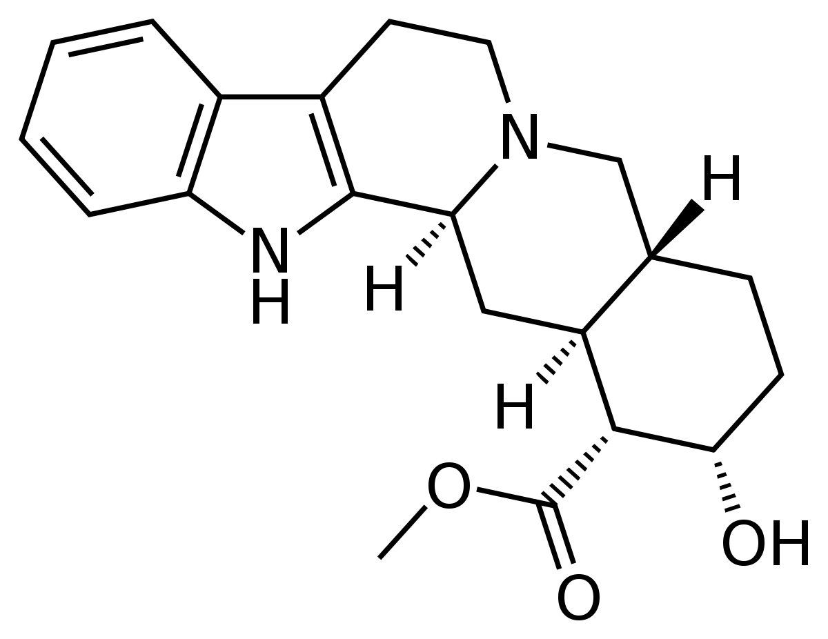 Yohimbine_structure may help for snoring